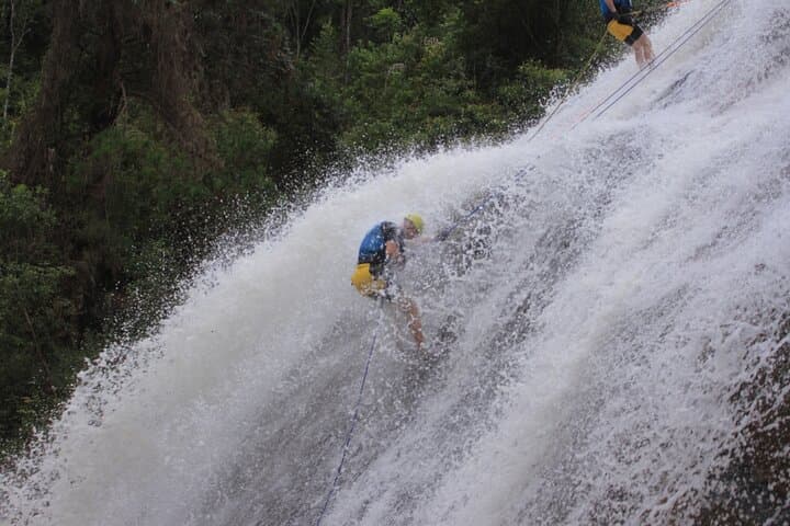 Datanla Canyoning: Da Lat's 25m Waterfall Abseil & Natural Slides photo 6