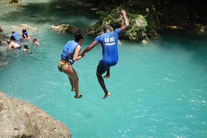 Blue Hole & Dunn's River Falls: Private Ocho Rios Waterfall Combo Tour photo 2