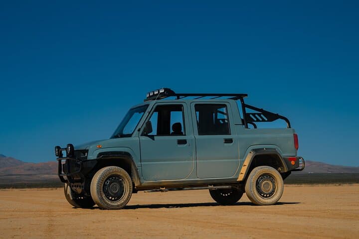 Off-Road to Seven Magic Mountains: Electric LSV Guided Desert Tour from Las Vegas