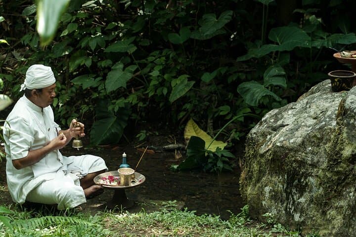 Private Balinese Purification & Blessing Ceremony in Tabanan — Temple Ritual, Herb Garden & Local Lunch photo 3