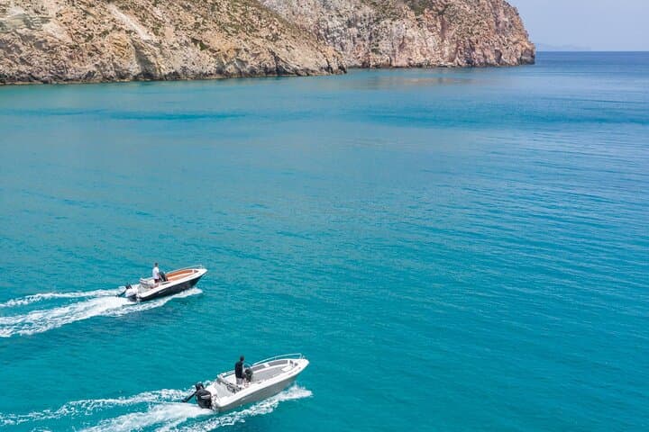 Private Eldoris Boat Rental Around Milos: Explore Kleftiko, Sarakiniko & Hidden Caves photo 5