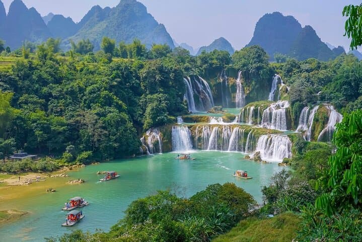 Ban Gioc Waterfall & Nguom Ngao Cave Discovery Tour from Cao Bang