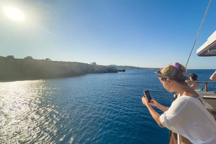 Golden Hour Sunset Cruise: Protaras Blue Lagoon, Fig Tree Bay & Varosha View photo 4