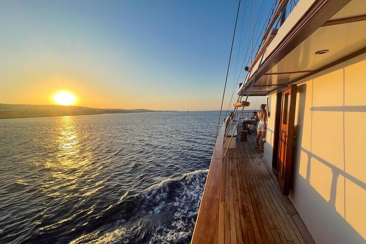 Golden Hour Sunset Cruise: Protaras Blue Lagoon, Fig Tree Bay & Varosha View photo 5