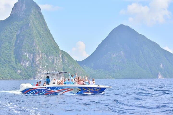 Private St. Lucia Boat Tour: Snorkel the Pitons & Soufrière Sights photo 3