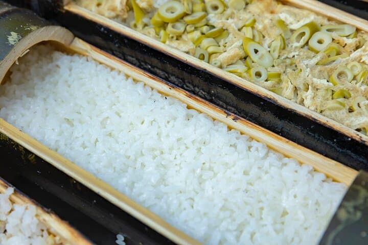 Bamboo-Steamed Lunch: Private Outdoor Cooking Experience in Ukiha photo 3