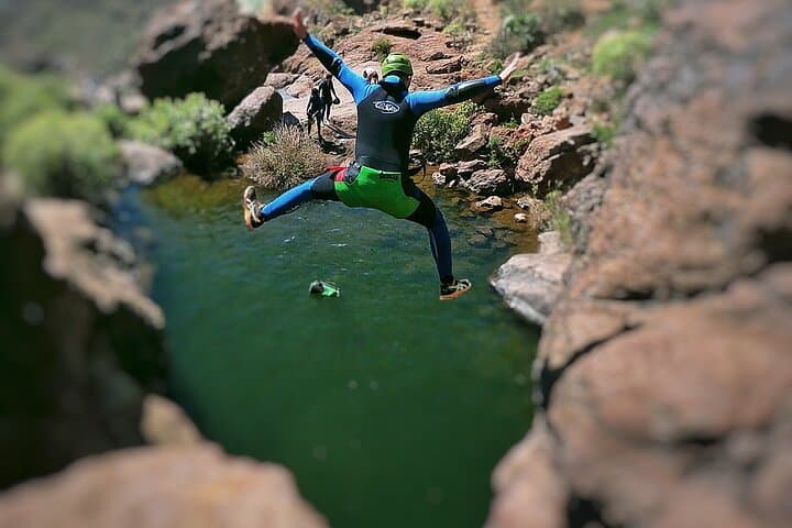Canyoning in Gran Canaria: Rappels, Waterfalls & Azulejos Adventure photo 2