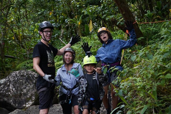 Oahu Waterfall Rappelling at Kaau Crater: Jungle Hike, Cliff Views, Cold Cascades photo 4