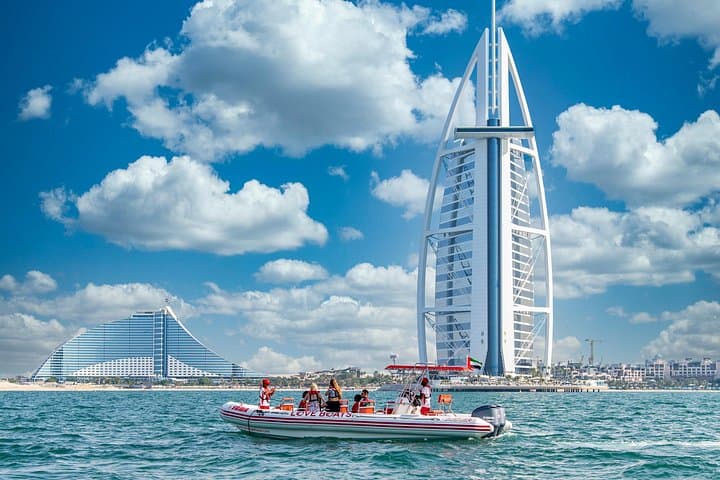 Dubai 100-Minute Speedboat Adventure: Marina, JBR, Atlantis & Burj Al Arab Views photo 1