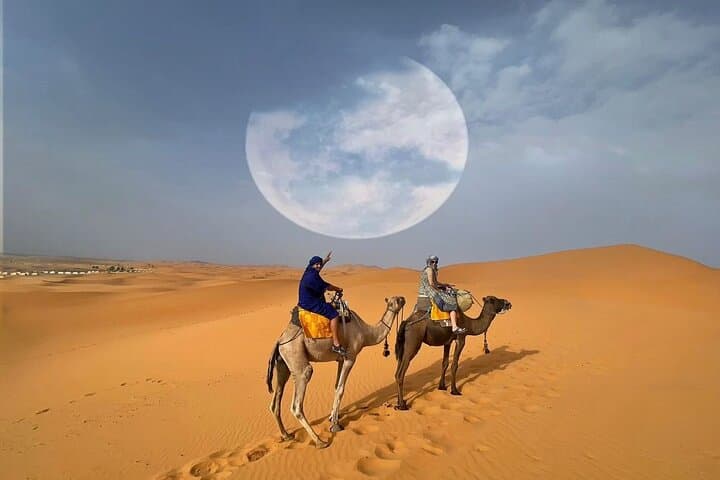 Erfoud to Erg Chebbi: Overnight Camel Trek and Desert Camp Experience photo 3