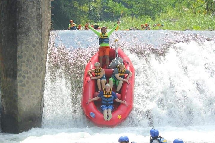 Telaga Waja River Rafting & Zipline — 18 km Grade II–III Adventure with Transfers