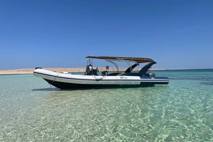 Private 4-Hour Speedboat Trip from Hurghada to Orange Bay & Dolphin House photo 5