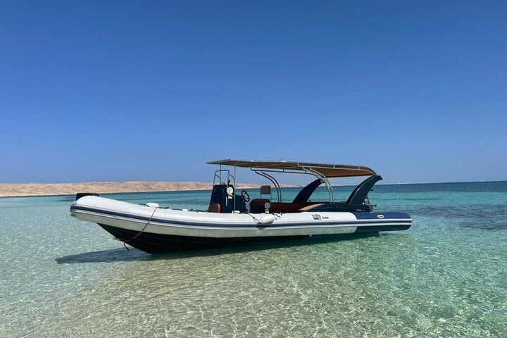 Private 4-Hour Speedboat Trip from Hurghada to Orange Bay & Dolphin House photo 6