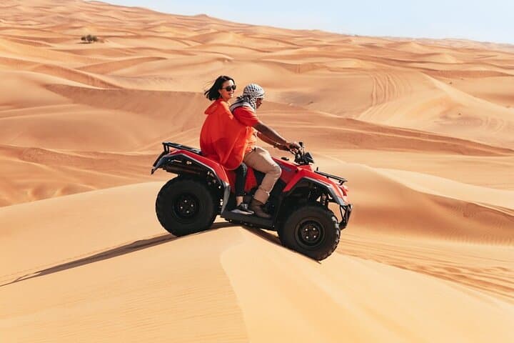 Red Dunes Quad-Bike Self-Drive and Camel Trekking Experience in Dubai photo 2