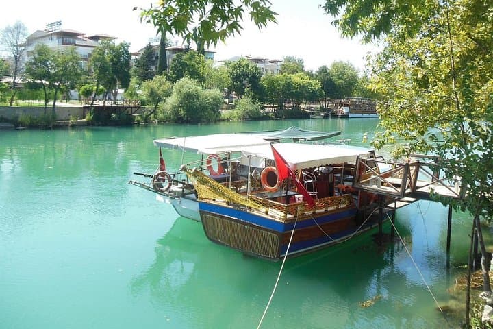 Manavgat River Boat Cruise: Waterfall Swim, Market & Mediterranean Beach from Antalya photo 2