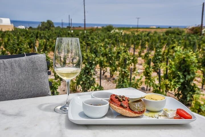 Paros Evening Wine Tour — Two Wineries, Vineyard Walk & Aegean Views photo 4