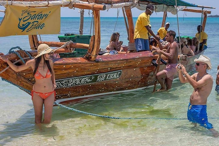 Safari Blue & Menai Beach: Full-Day Snorkel and Sandbank Cruise from Zanzibar photo 2