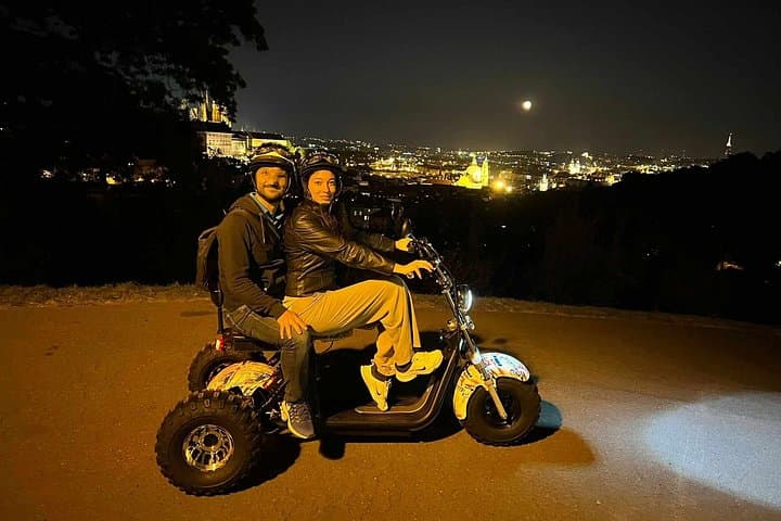 Prague Electric Trike Night Tour: Guided Sunset-to-Starlight City Ride photo 4