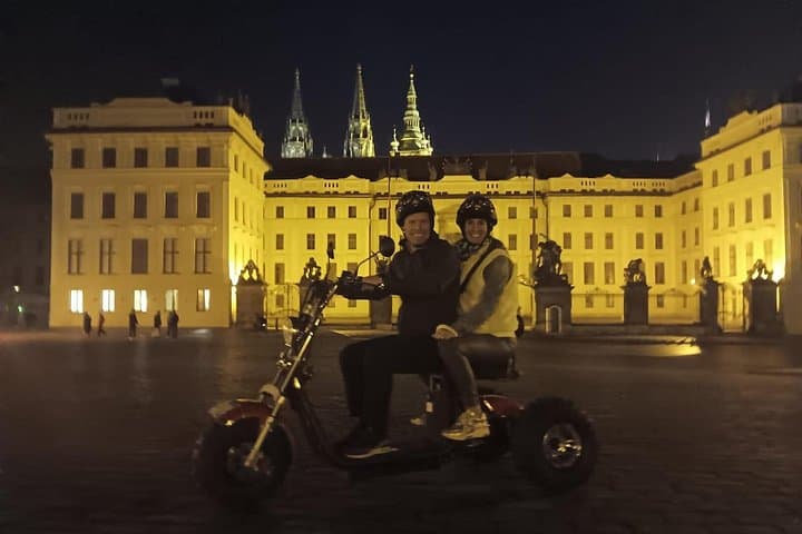 Prague Electric Trike Night Tour: Guided Sunset-to-Starlight City Ride photo 3
