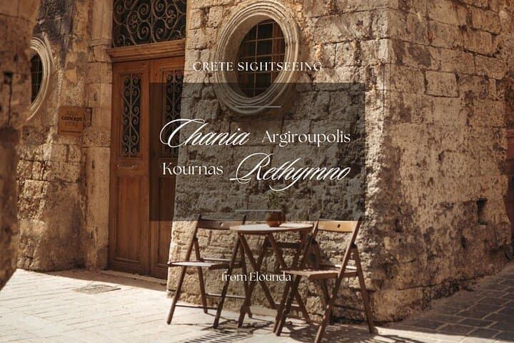 Western Crete Discovery: Chania Rethymno Authentic Flavors Day Tour