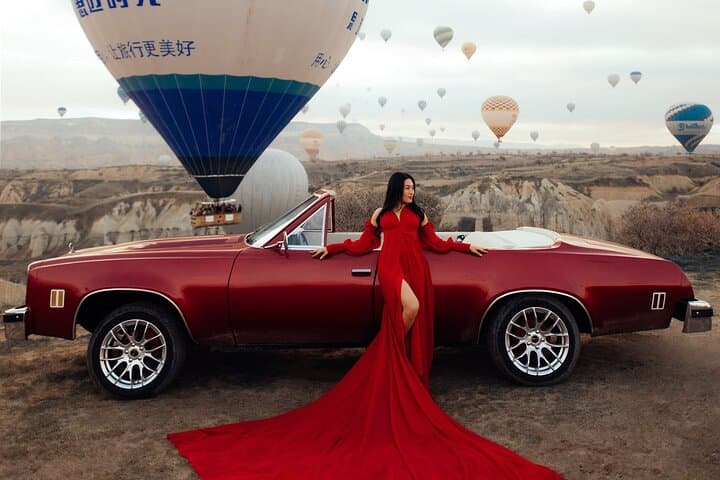 Cappadocia Classic Car Sunrise: Chase the Balloons Through Love Valley photo 2