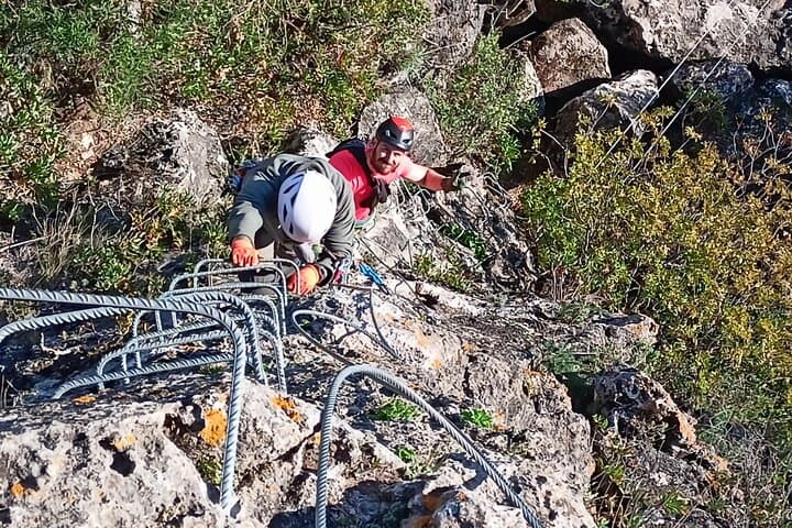 Atajate Via Ferrata: 360º Genal Valley Climb with Monkey & Tibetan Bridges photo 2