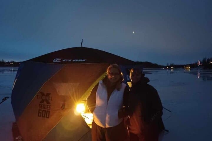 Full-Day Ice Fishing on Nancy Lake: Guided Snowshoe & Heated Tent Experience in Palmer, Alaska photo 6