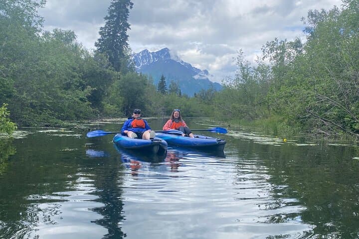 Knik River Ladies-Only Kayak: Glacier-Feed Paddle from Old Knik Bridge photo 6