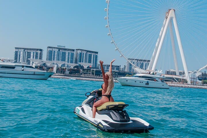 Dubai Marina Jet Ski Tour: 30–60 Minute Guided Sightseeing from JBR