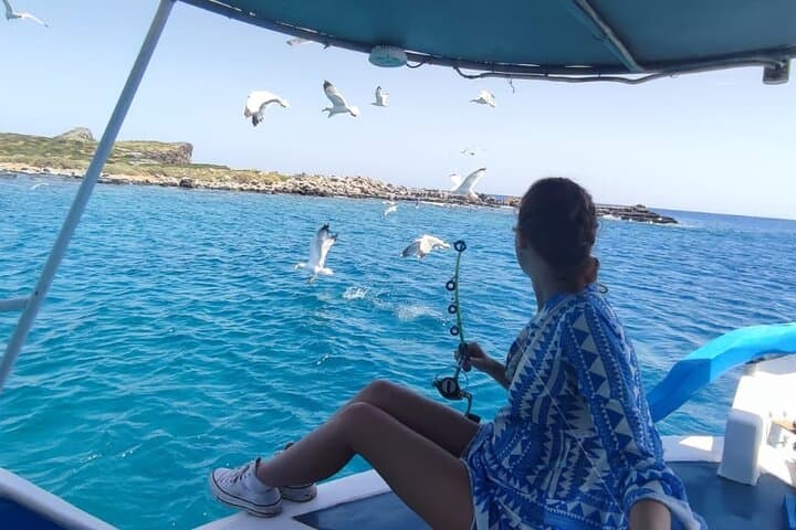 Fishing, Snorkeling & Fresh Catch Lunch: 4-Hour Boat Trip in Elounda Bay
