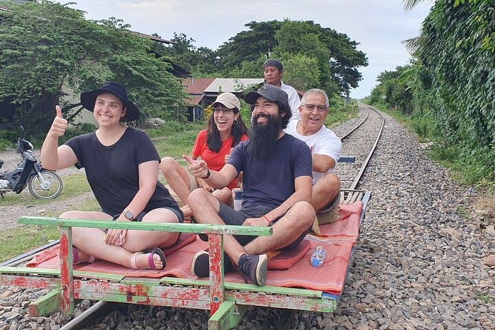 Battambang Full-Day Tuk‑Tuk Tour: Bamboo Train, Phnom Sampov & Bat Caves photo 1