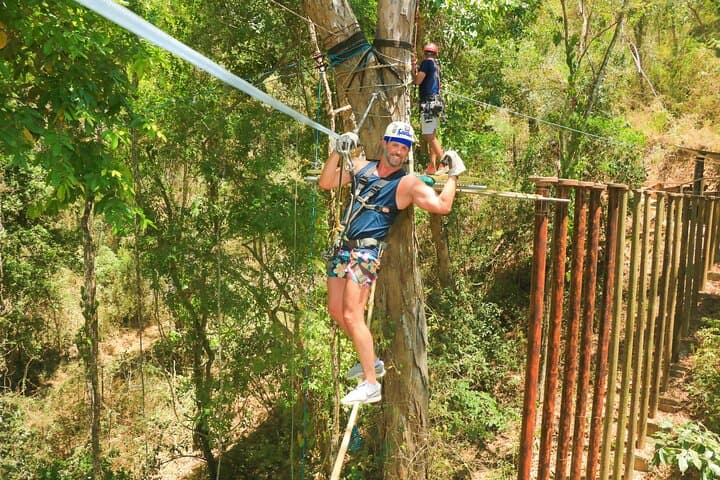 Puerto Vallarta Adrenaline Adventure: Jet Boat, Parasailing, Zipline & RZR Combo photo 4