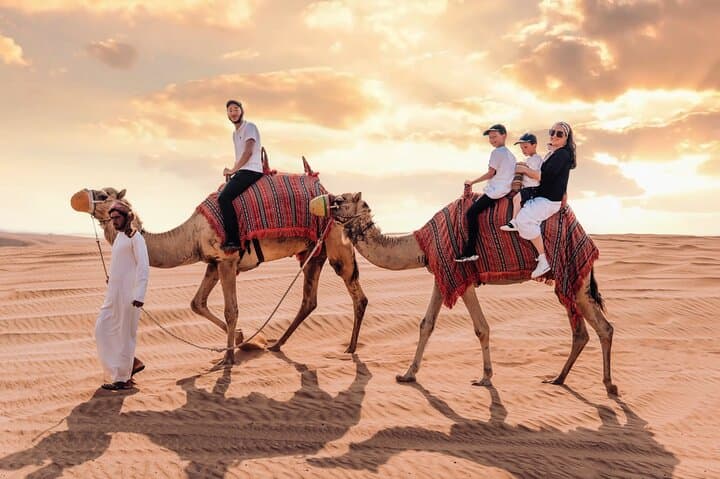 Dubai Sunset Desert Safari with Dune Bashing, Camel Ride & BBQ photo 3