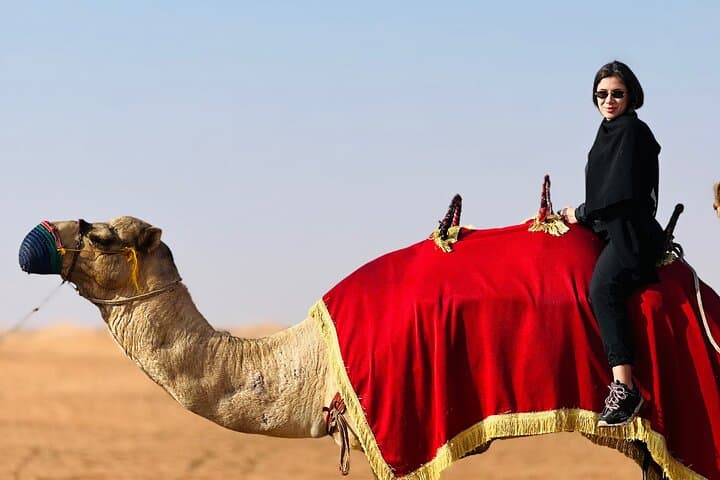 Dubai Morning Desert Safari & Quad Bike Adventure — Dune Bashing, Sandboarding & Camel Ride photo 3