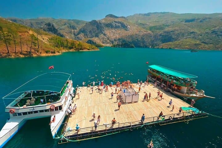 Green Canyon Full-Day Boat Tour from Alanya — Swim, Lunch & Reservoir Views