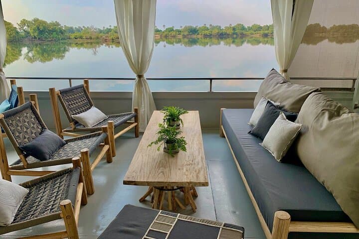 Zambezi Luxury Sunset Dinner Cruise with 4-Course Meal at Victoria Falls