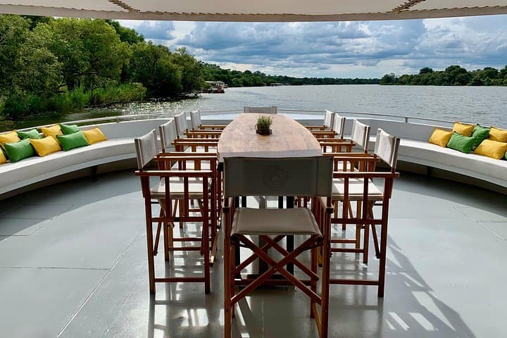 Luxury Zambezi Sunset Cruise on the Zambezi Explorer at Victoria Falls photo 4