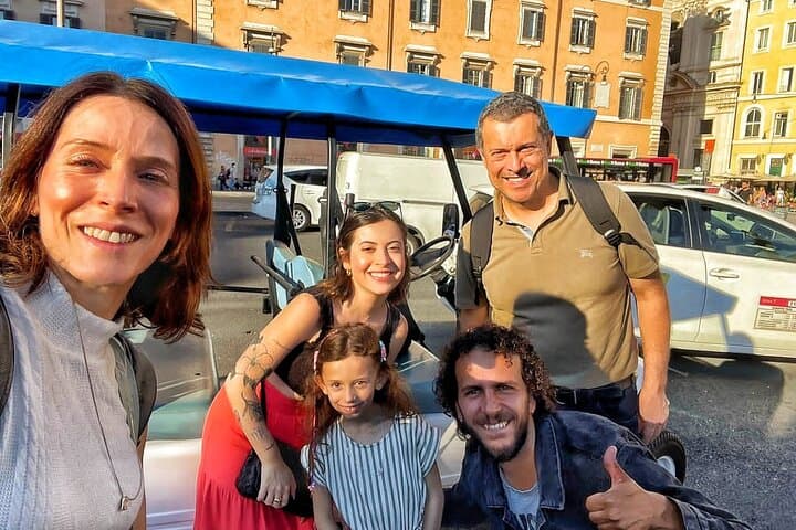 Rome Sunset & Night Private Golf Cart Tour with Gelato or Wine photo 2