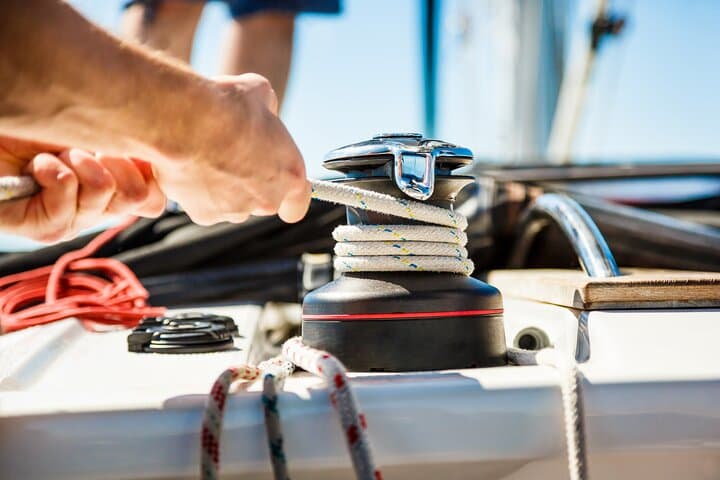 Private Barcelona Sailing with Cava: Port Olímpic J80 Charter photo 5