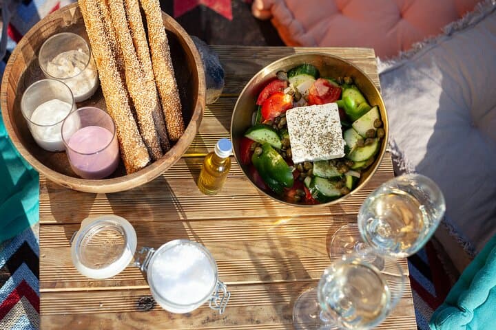 Greek Meze Picnic on a Secret Mykonos Beach: Swim, Taste, Learn photo 4