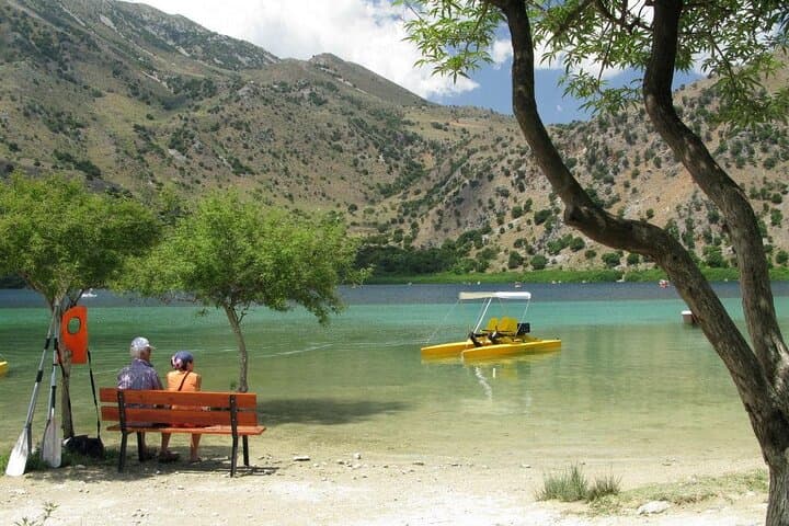 Lake Kournas Pedal Boat: Swim, Paddle and Taverna Life on Crete's Only Freshwater Lake