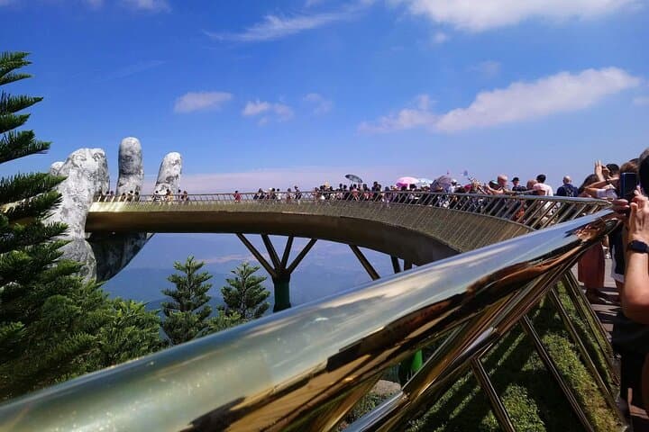Golden Bridge & Ba Na Hills Full-Day Cable Car Trip from Da Nang & Hoi An photo 2