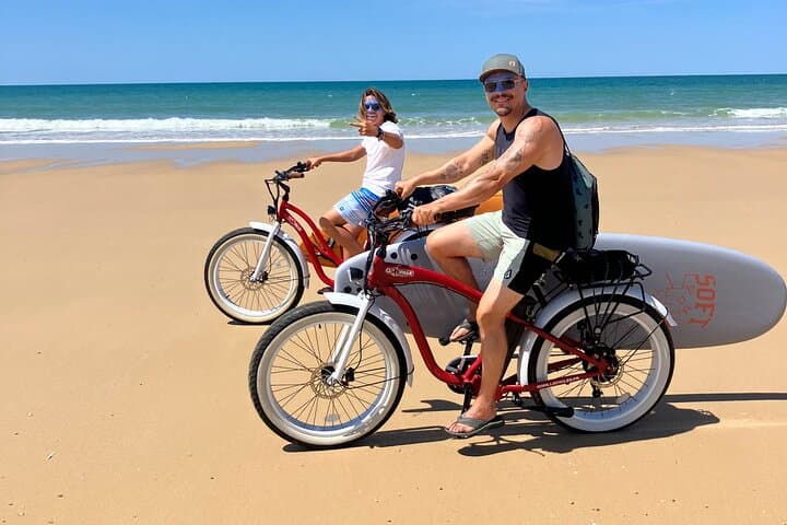 3-Hour Lacanau E-Bike & Surf Adventure — Electric Bike Ride and Surf Lesson
