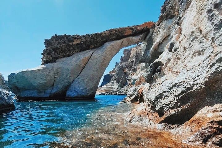 Milos South Side Beaches Cruise from Kipos — Kleftiko & Gerontas Day Trip