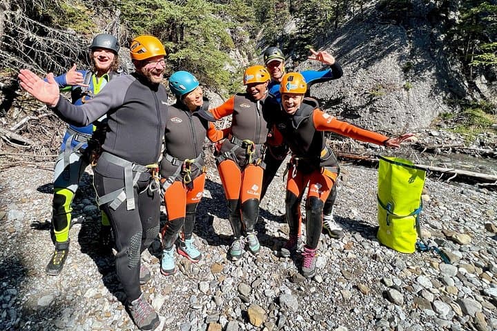 Heart Creek Canyon Canyoning: Half-Day Beginner Rappels & Waterfall Slide Near Canmore photo 4
