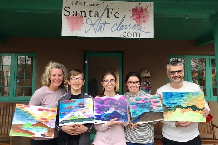 Santa Fe 2-Hour Private Painting Class Near the Plaza