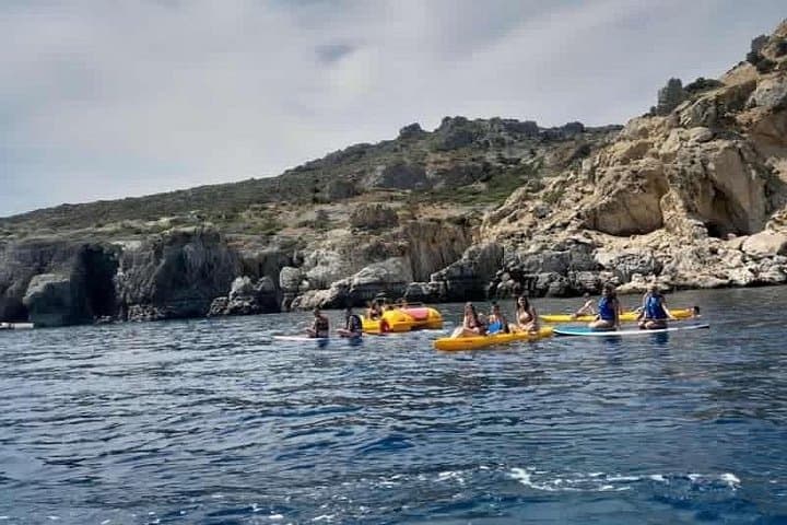 Stand-Up Paddle & Sea Cave Tour — SUP Around Rhodes' Coastal Caves photo 4