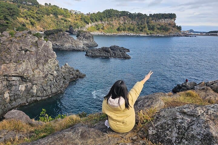 South Jeju Day Tour: Alpaca Land, Osulloc Tea & Coastal Cliffs photo 3
