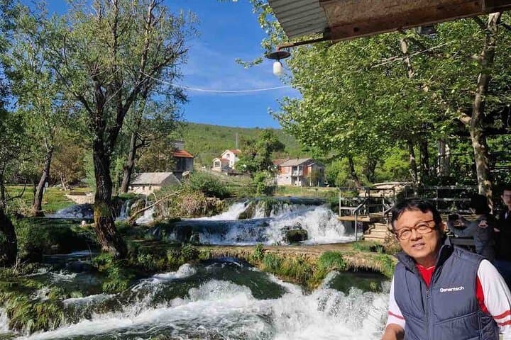 Day trip from Dubrovnik to Kravice, Trebižat & Mostar with authentic village lunch