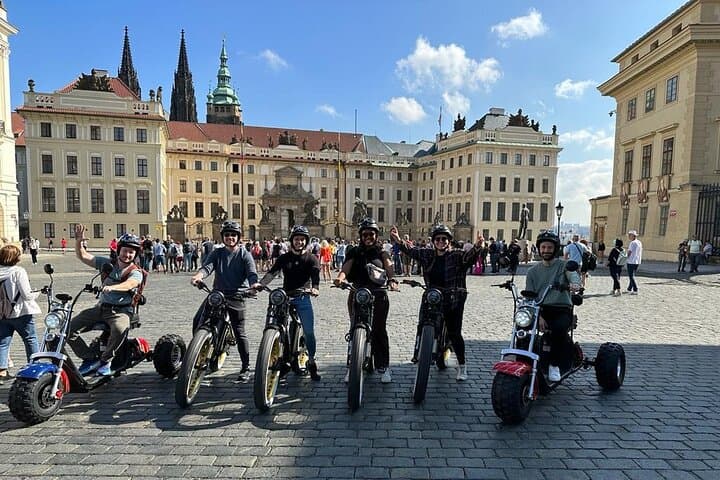 Prague Trike & E-Bike Combo Tour — City Views, Castle Sights and River Rides photo 2